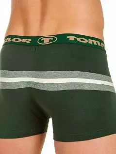 Современные боксеры на стильной резинке зеленого цвета Tom Tailor RT70391/6069 322